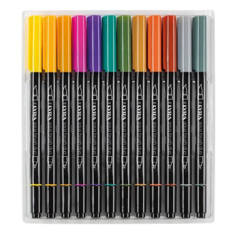 Pennarelli Lyra Aqua Brush Duo 36 colori assortiti L6521360